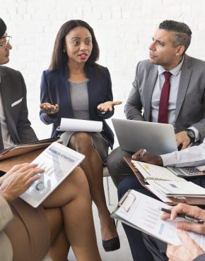 Business People Discussion Marketing Plan Meeting Concept Business People Discussion Marketing Plan Meeting Concept